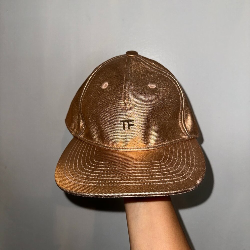 Authentic Tom Ford Rose Gold Baseball Cap